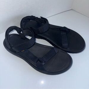 TEVA Hurricane men’s black athletic hiking waterproof putdoor sandals 12